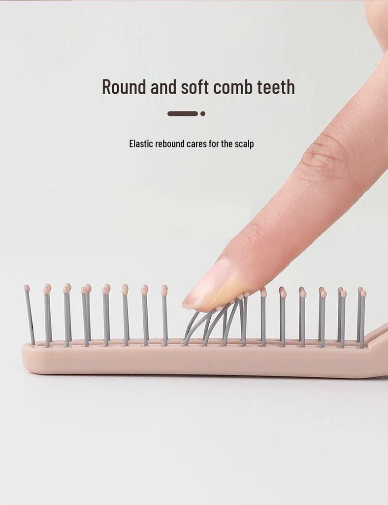 Портативная мини-складная расческа для детей и взрослых - Идеальна для плетения кос, с мелкими зубьями для челки, удобна для путешествий