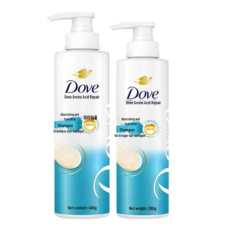 Dove Nourishing & Moisturizing Shampoo Twin Pack Set