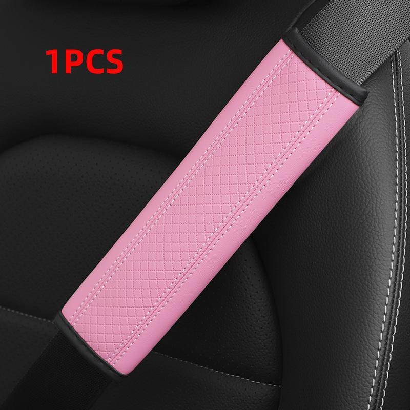 Автомобильные аксессуары, ремень безопасности из искусственной кожи, ремень безопасности, наплечный чехол, дышащий защитный ремень, набивка, автоинтер...