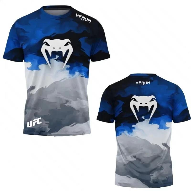 Боксерские рубашки, специально разработанные для соревнований UFC, легко отводящие пот, спортивная 3D-рубашка