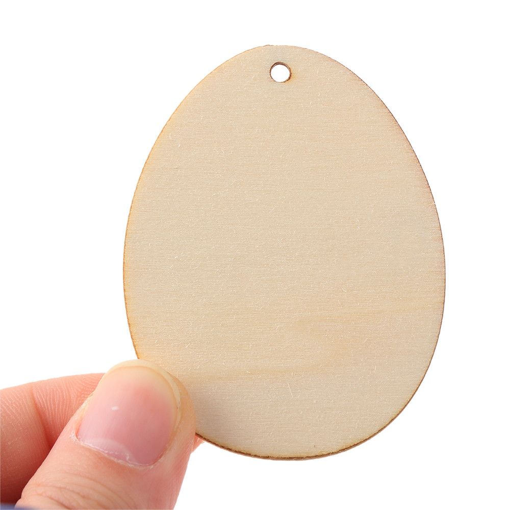 Household Drawing Graffiti Hanging Ornaments Wood Slice Wood Chips Easter Eggs Easter Decorations