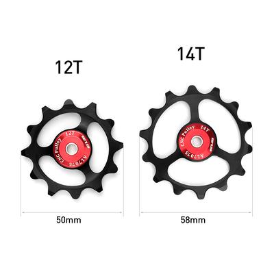 12T/14T MTB велосипедный задний переключатель жокей-колесо 9/10/11 скоростной направляющий шкив детали велосипеда