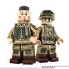 World War Ii Us Military Soldier Minifigure Building Block Six-sided Printing Boy Assembled Toy