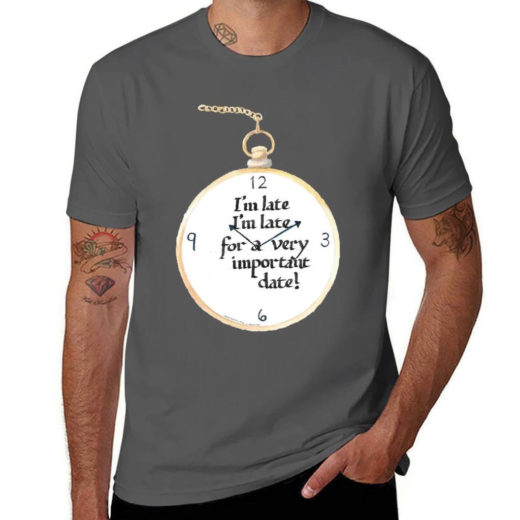 Im Late Im Late TShirt Street Art Print Tee Shirt TShirt