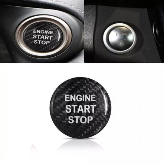 Carbon Fiber Engine Start Stop Button Cover For LEXUS IS250 IS300 RX350 NX200t