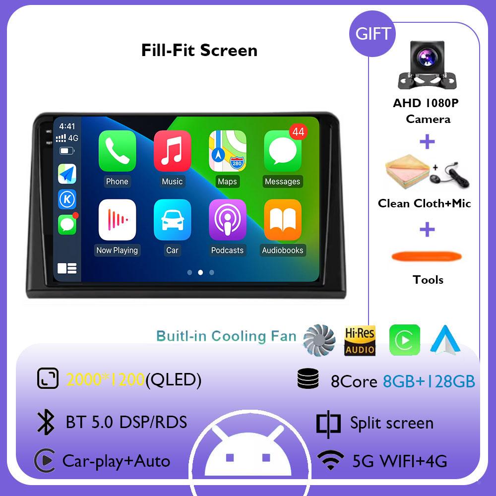 Android 14 для Hyundai Sonata 7 LF 2017 - 2019 автомобильный радиоприемник стерео мультимедиа навигация GPS беспроводной Carplay Auto DSP 4G WIFI QLED