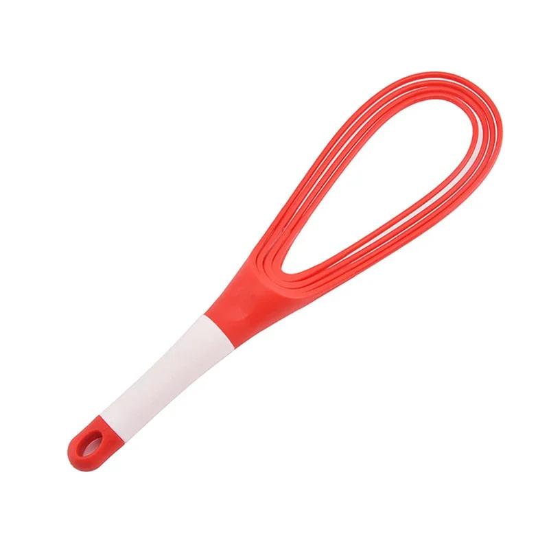 1 шт. кухонный гаджет многофункциональный вращающийся воздушный шар и плоский венчик для взбивания яиц пластиковый ручной блендер для замешивания теста инструменты для миксера яиц