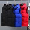 Autumn and Winter New Down Cotton Casual Vest Men's Youth Couple Cotton Warm Jacket Men's Vest Student Vest