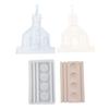 Craft Molds Easy Demolding Silicone Mold Craft Making Supplies Church Shape Adornment Molds Gift for Art Enthusiasts