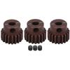 Набор шестерен 3 шт. RC 3.175 мм 48DP 19T Стальная шестерня-пиньон для 1/10 RC Автомобиля Бесколлекторного Коллекторного Двигателя