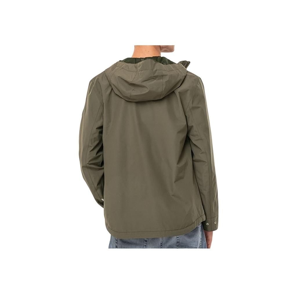 Timberland Packable Waterproof Zip-Up Hooded Jacket Men Jackets Army-Green A29XAA58