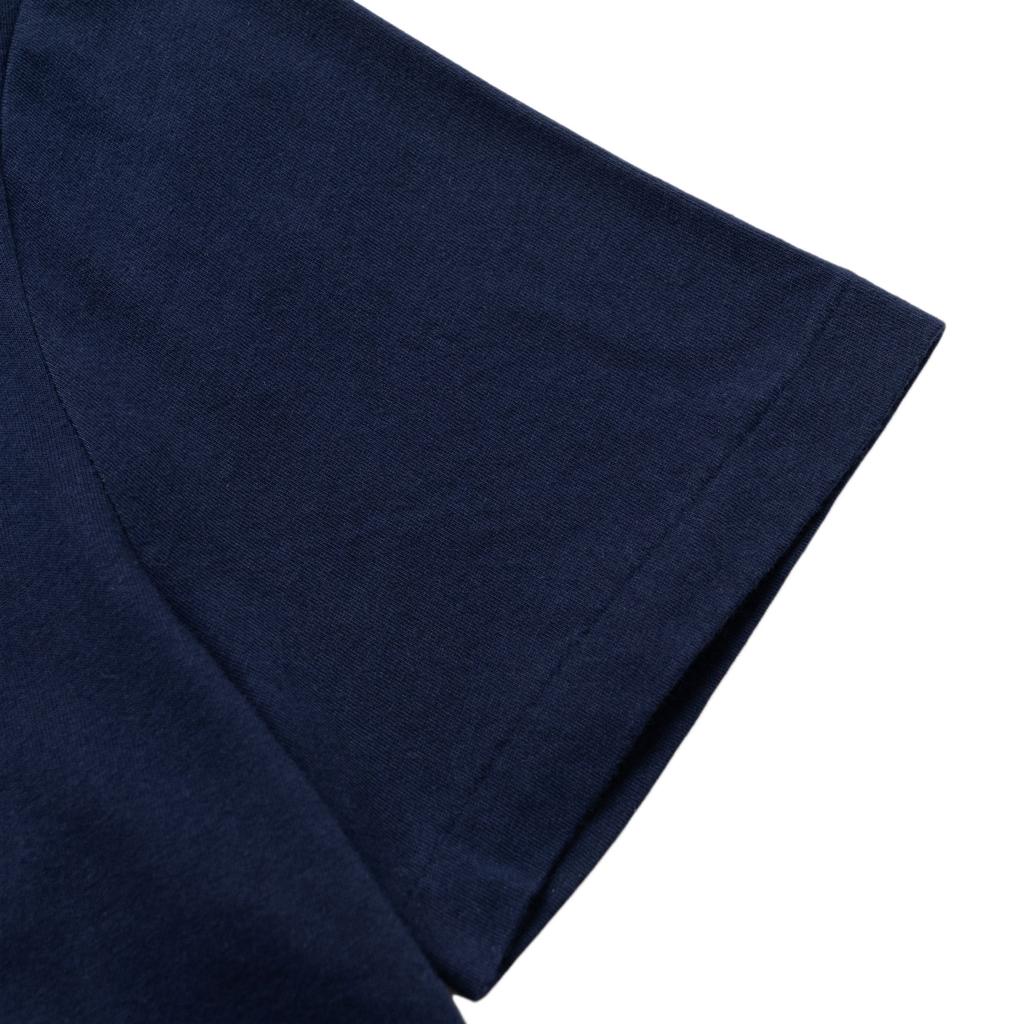 Polo Ralph Lauren Logo Print Crew Neck Short Sleeve Regular Футболка мужская, топы темно-синего цвета 710858957-002