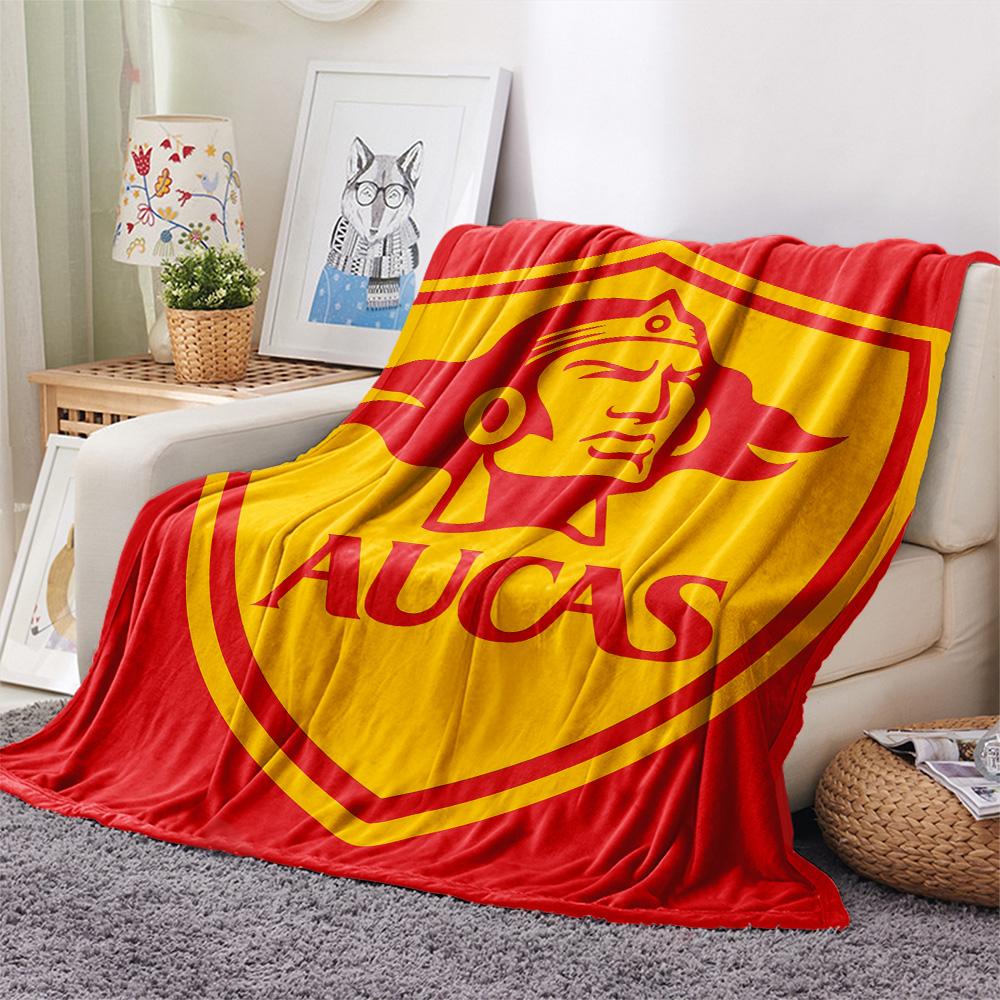 Ocas Sports Club  Print Flannel Blanket, High quality Comfortable for All Seasons, Home Decor, Warmth and Comfort