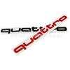 Car Rear Trunk Badge Sticker For a2 Quatrro Q5 Q3 Q2 S3 S5 S6 RS3 RS4 RS5 B6 B5 B2 B7 TT TTS Badge Emblems Auto Accessories