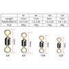 50Pcs Stainless Steel 8 Shape Fish Barrel Bearing