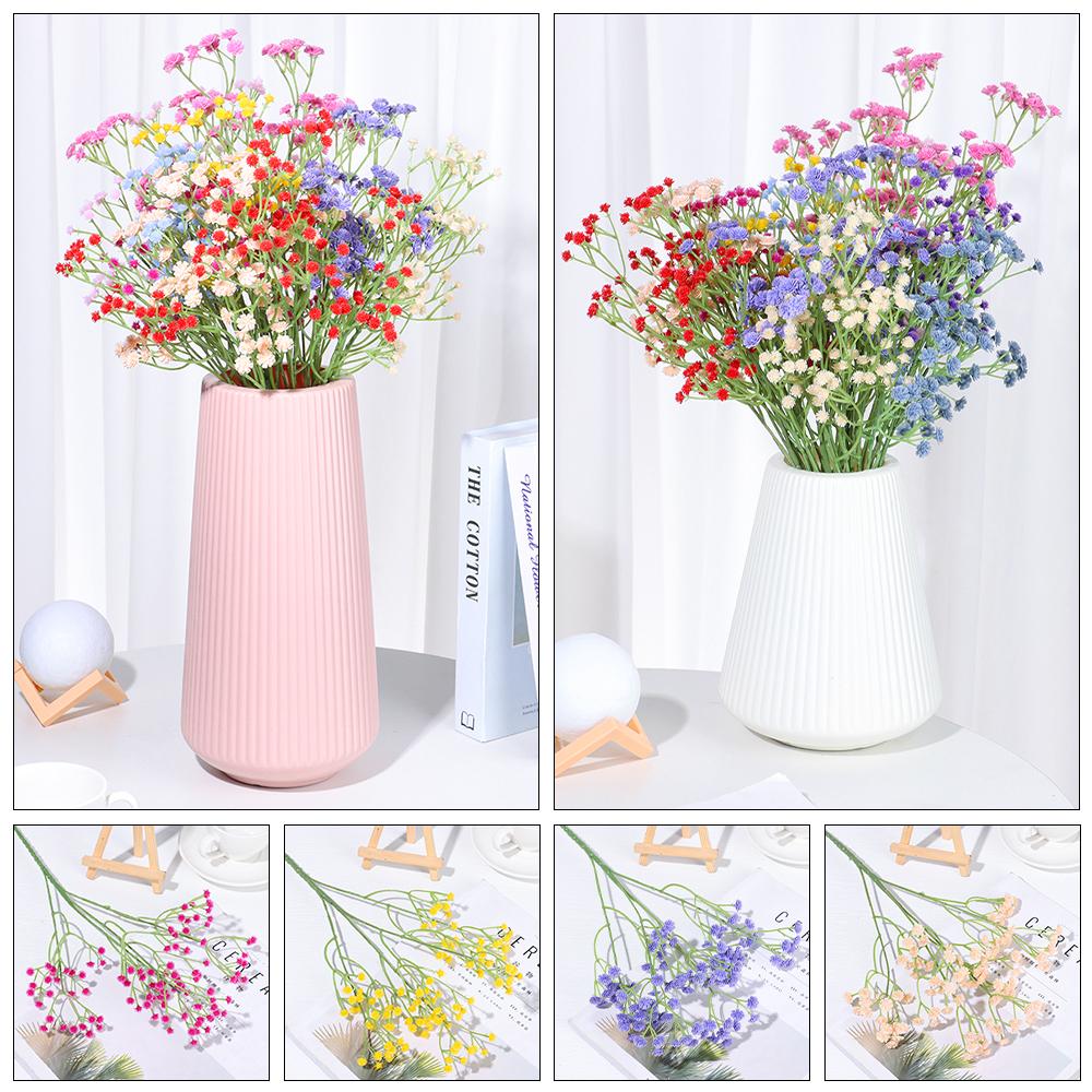 Праздничные принадлежности Искусственные растения 108 головок Искусственная гипсофила, похожая на живую цветочную композицию Baby Breath