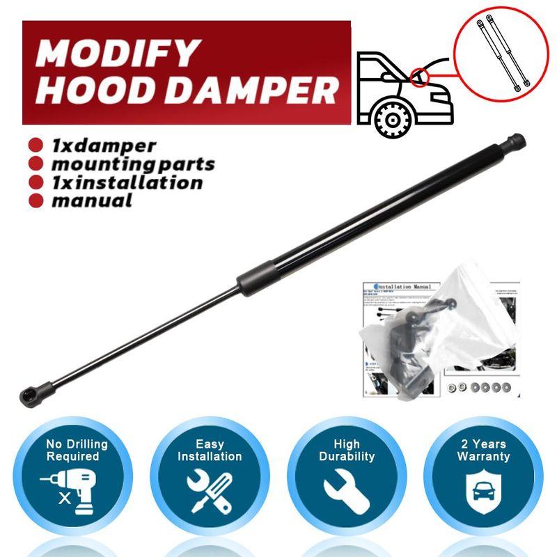 1 шт. для Nissan Elgrand E51 2002-2010 Передняя крышка капота Модификация Газовые стойки Пружинный амортизатор из углеродного волокна Подъемная опора Амортизатор