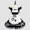 Cat Girl Maid Cosplay Costume Plus Size Cute Japanese Style Black White Outfit Anime Role Play