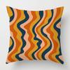 Декор для дома Яркий волнистый узор Цифровая печать Наволочки с узором Чехол для подушки Подходит для дивана Спальни Автомобиля Наволочка