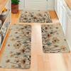 1Pcs Anti Fatigue Kitchen Rugs, Minimalist Floral  Print Waterproof Non-Slip Thick Cushioned Kitchen Mat Heavy Duty Comfort Standing Mat for Kitchen