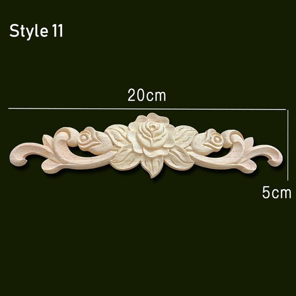 Части Европейский Деревянный Резной Угол Аппликации Рамка Резьба По Дереву Декоративные Деревянные Фигурки Ремесла