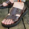 Мужские нескользящие водонепроницаемые сандалии для вождения и пляжа 2025 года - Универсальная летняя обувь-трансформер для улицы и пожилых людей