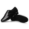 Leather Men's Modern Social Dance Shoes Salsa Tango Latin Ballroom Dancing Shoes Soft Sole 2CM