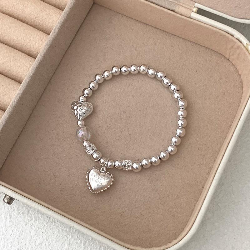Xiaomi BFCLUB S925 Sterling Silver Bracelets for Women Retro Cute Heart Accessories Trend Vintage Simple Pendant Party Jelwery