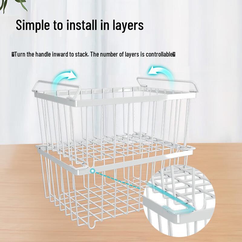 Органайзер для хранения в морозильной камере и холодильнике из углеродистой стали