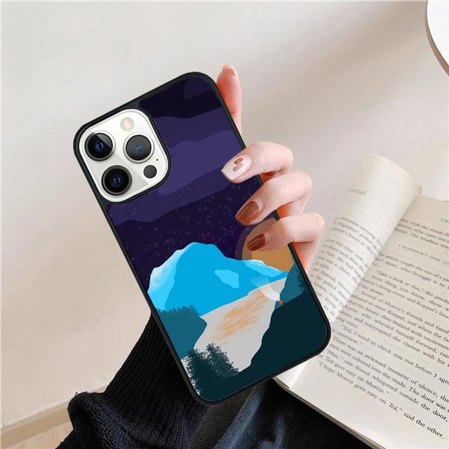 Чехол для телефона "Звездное озеро в горах" Задняя крышка Для iPhone 17 Air 16 15 14 Plus 11 Pro Max 13 Pro Max 12 Max Coque