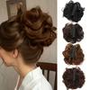 Synthetic Claw In Chignon Curly Messy Bun Hairpiece For Women Scrunchie Fake False Hair Extensions Updo Hair Accessories for Halloween Christmas