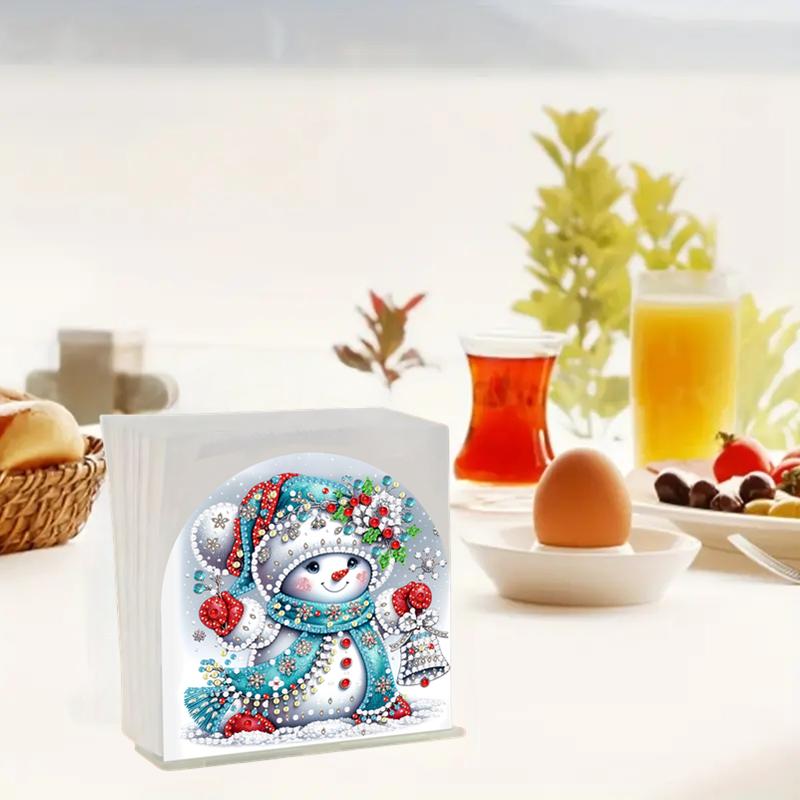 Diamond Art 5D Креативный мультфильм милый маленький медведь бумажная салфетка коробка держатель портативный домашний офис бумажная коробка украшение дома