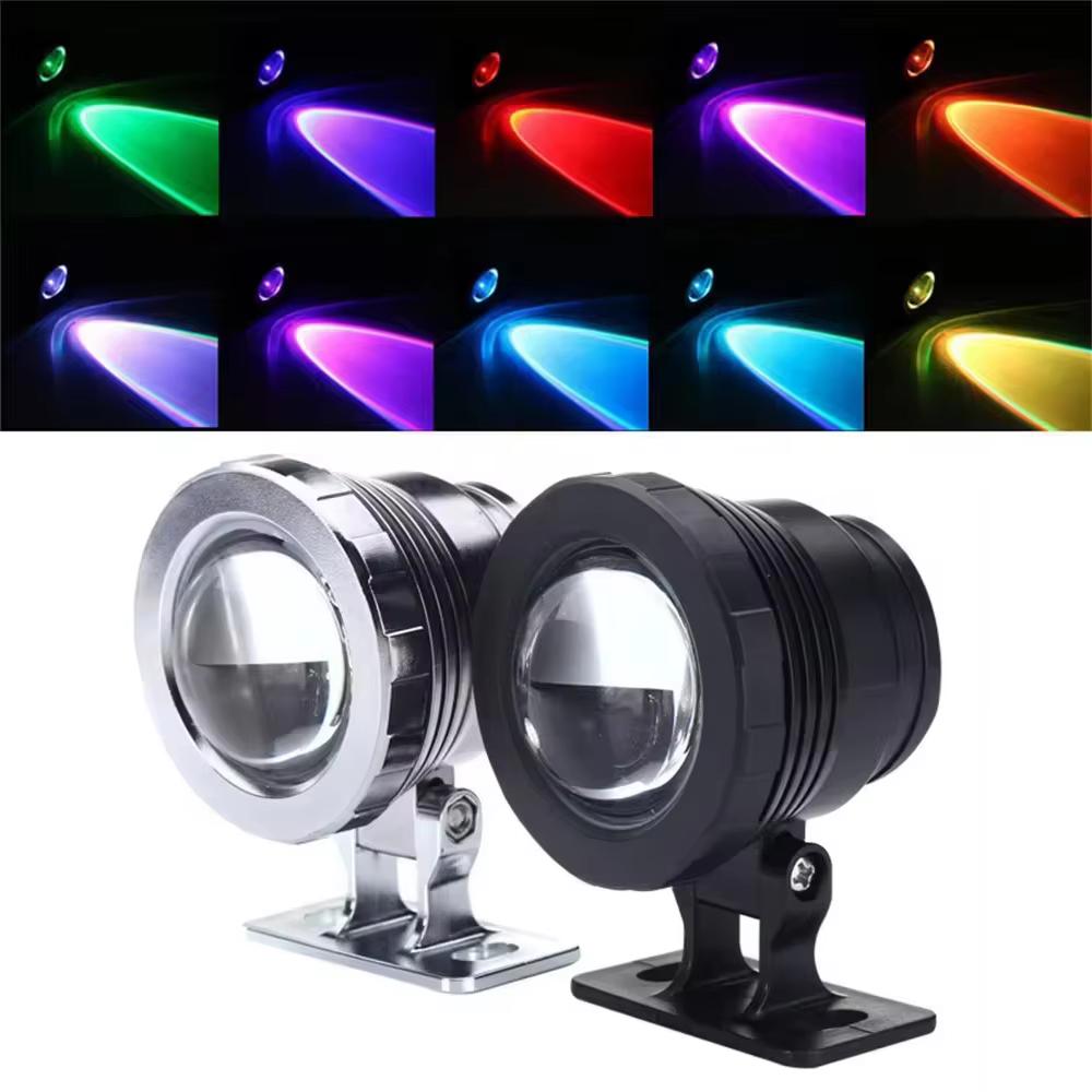 1 шт. Водонепроницаемый RGB светодиодный прожектор Подводный фонтан Бассейн Пруд Аквариум Прожектор Лампы Лампа Наружный Сад AC DC 12V 24V 15W