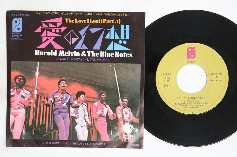 Пластинка 7 дюймов HAROLD MELVIN THE BLUENOTES Love I Lost ECPB262PH PHILADELPHIA IN 1973 Япония SoulFunk Б/у