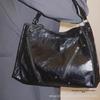 GROTTO Maillard Genuine Leather Retro Unisex Handbag: Versatile Lapel, Shoulder & Crossbody Style