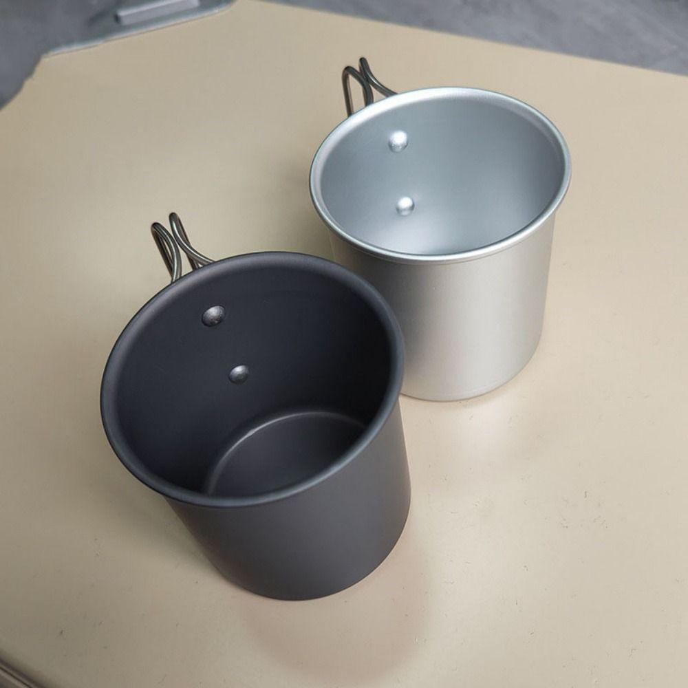 2 Colors Folding Water Cup Can Hold Boiling Water Outdoor Camping Cup Camping Picnic
