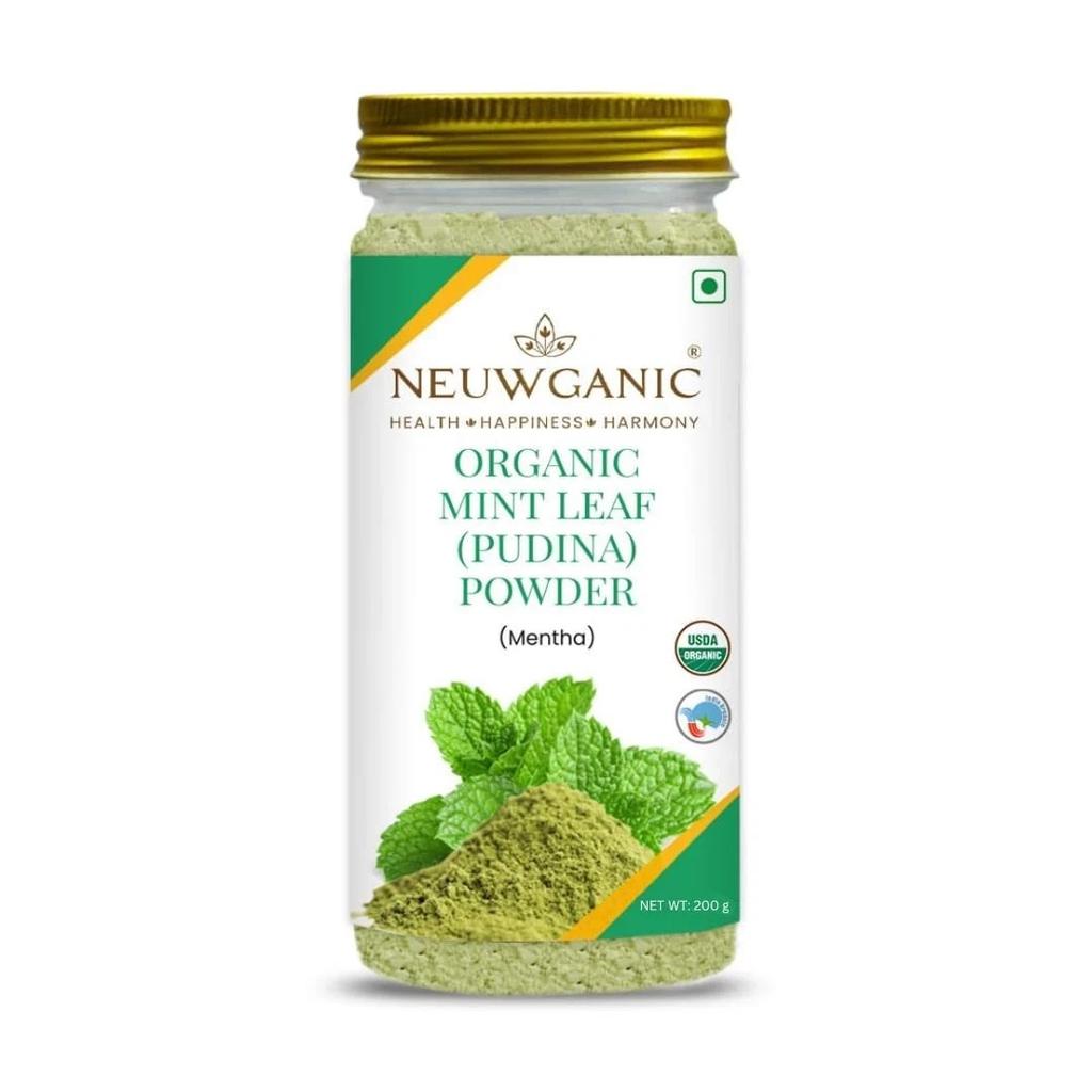 Neuwganic Organic Mint Leaf Pudina Powder 200gm