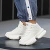 Модные кроссовки для увеличения роста Мужская массивная обувь Бренд Мужские белые кроссовки Легкие кроссовки на платформе Мужская обувь на толстой подошве