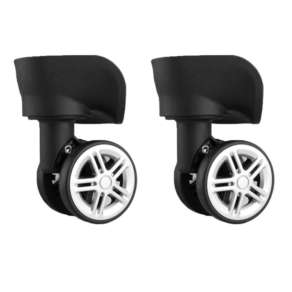 1 пара сменных роликов для чемодана своими руками, поворотные бесшумные роликовые колеса для дорожной сумки, дорожного чемодана