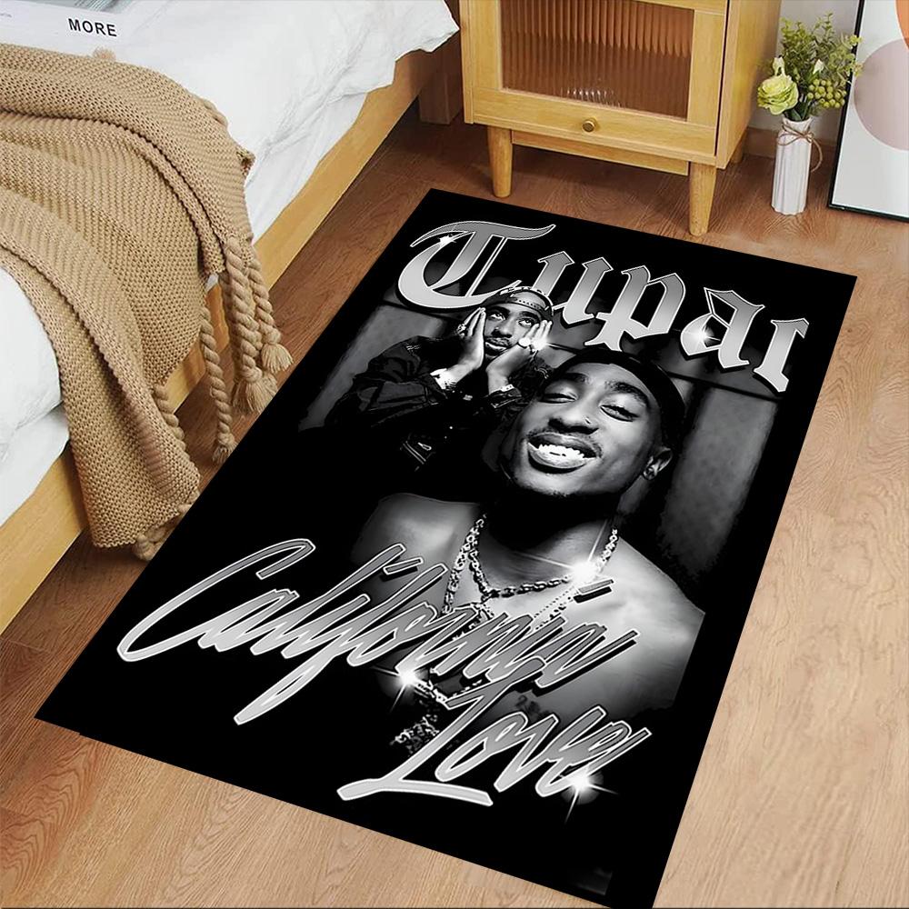 2PAC Art Activism Carpet Perfect for Kitchen Study room Decorate room Bedrooms Antislip Carpet Anime Office Decor Perfect Birthday/Christmas Gift Idea