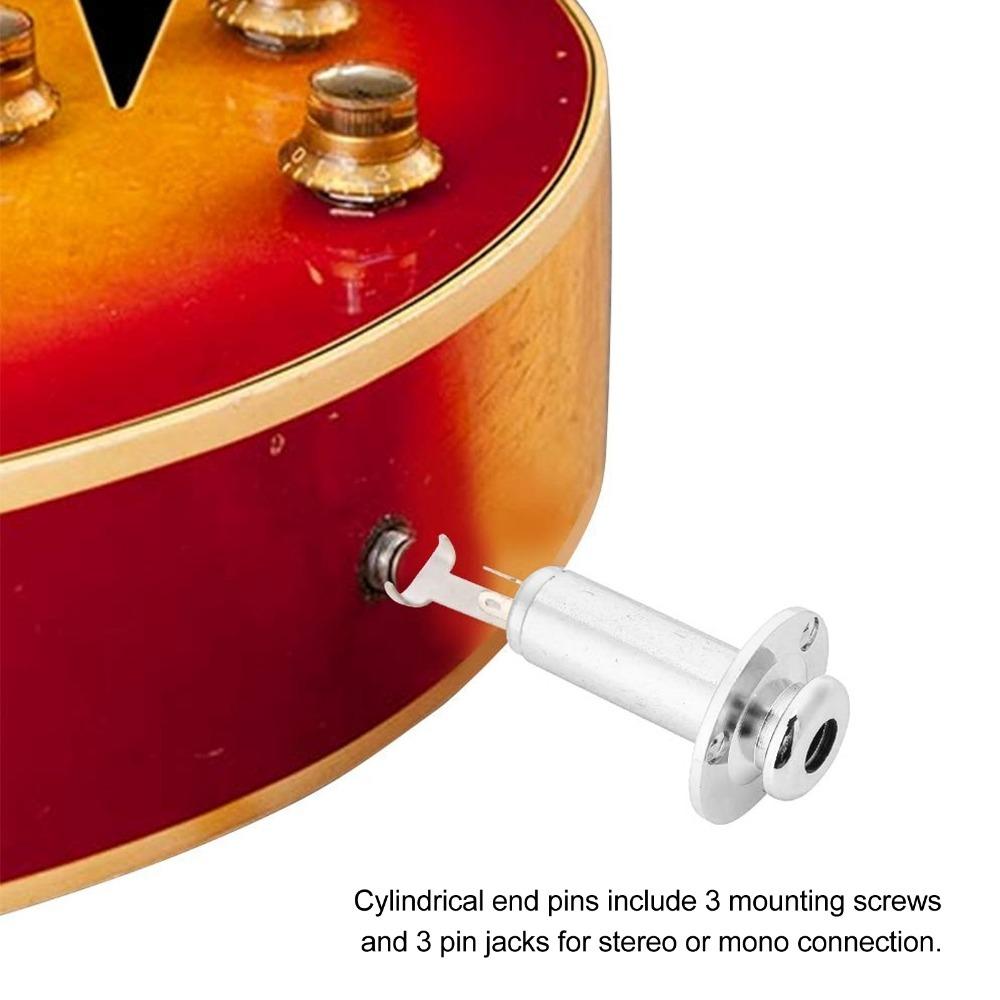 Metal Output Jack Socket Black/Gold/Silver Electric Guitar Output Jack Electric Guitar