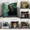 Hey You Youre Finally Awake Skyrim Meme Pillow Case Sofa Decorative Home Double-sided Print Plush Square Throw Pillow Covers