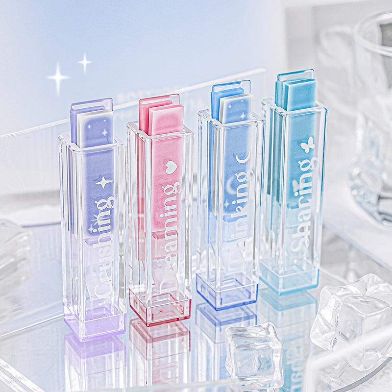 Блокнот на 120 листов, креативный градиентный цвет, липкая заметка с коробкой для хранения, мини-блокнот с милой бабочкой и луной для студентов