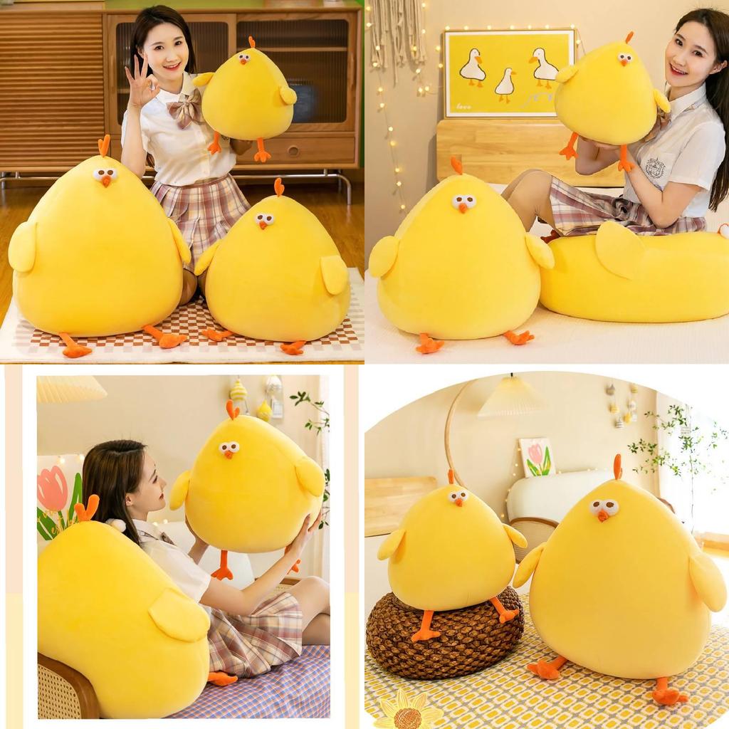 Miniso Мягкая плюшевая игрушка-подушка в виде цыпленка, мягкий и приятный компаньон для всех возрастов