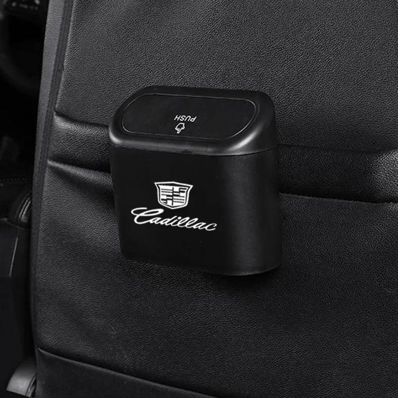 AABHP1 ABS Car Hanging Trash Bin Garbage Bag Storage Box for Cadillac ATS BLS CT4 CT6 CTS ESCALADE STS XLR XT4 XT5 XTS SLS