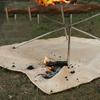 Outdoor Camping Fireproof Cloth Blanket Fiberglass Mat Picnic Barbecue Insulation Mat Flame Retardant High Temperature Fire Mat