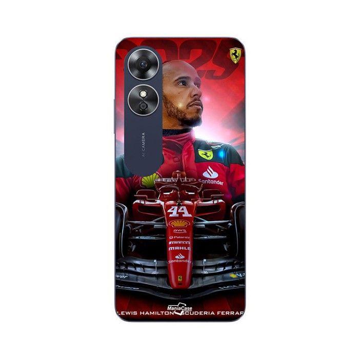 Coque pour Oppo A17 Lewis Hamilton Ferrari officiel