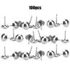 100Pcs Upholstery Nail Antique Brass Iron Furniture Decorative Drawing Pin Accessories