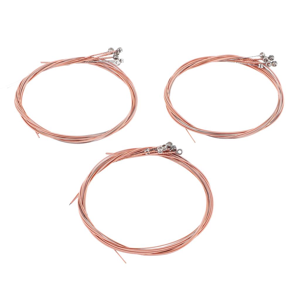 3Set Universal Steel Acoustic Folk Guitar Strings Replacement Musical Instrument Accessories3Set