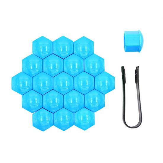 20 шт., однотонная винтовая крышка для жестких шин, автомобильный безопасный аксессуар, универсальный пластиковый болт с гайкой для шин